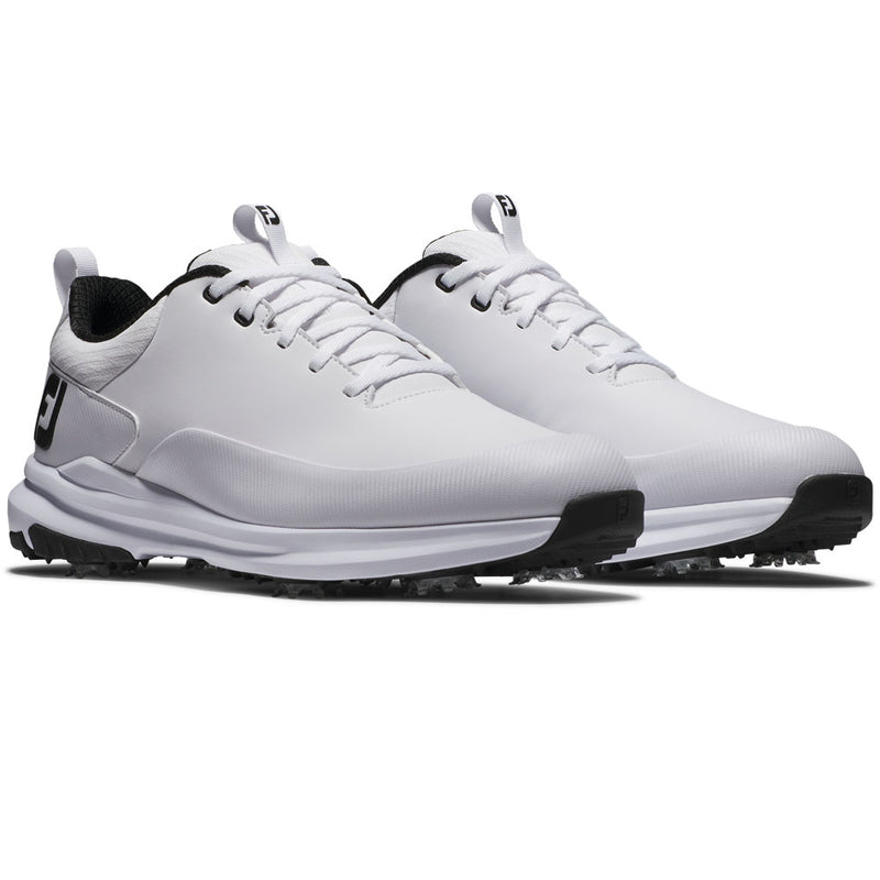 FootJoy Tour Rival Spiked Shoes - White/Black