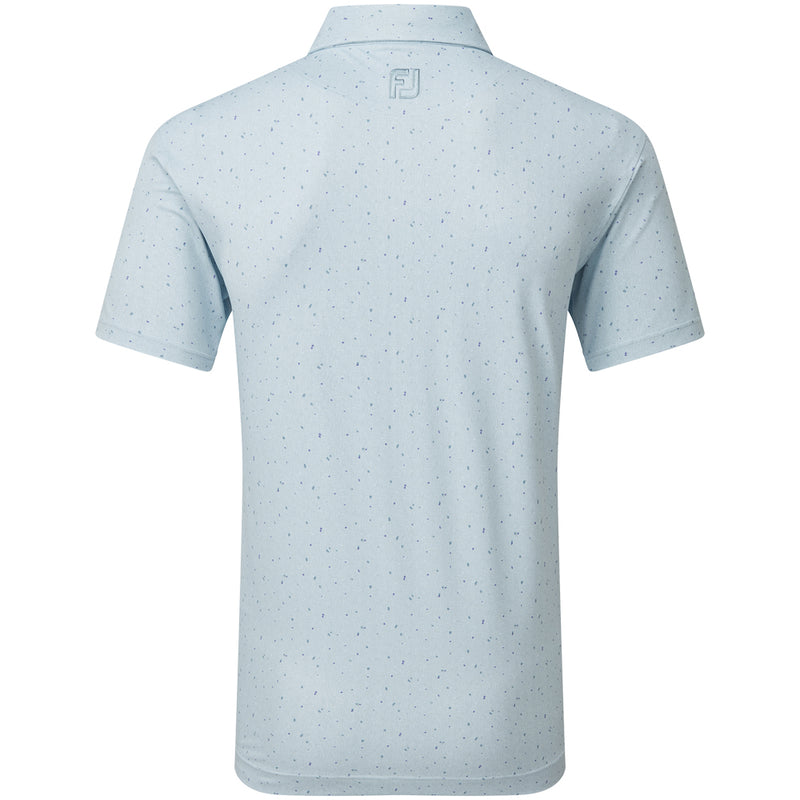 FootJoy Tweed Texture Pique Polo Shirt - Mist