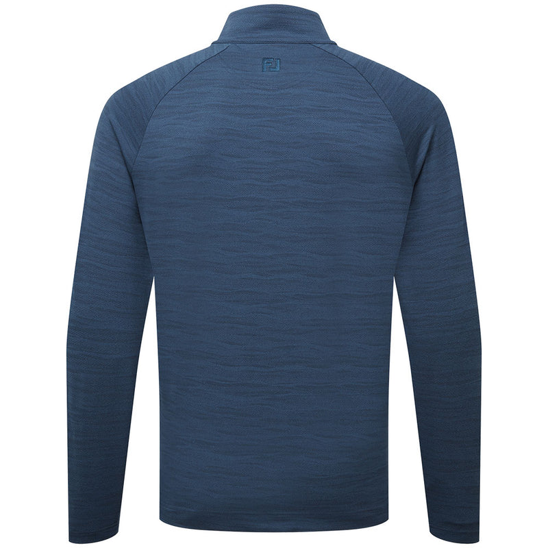 FootJoy Wave Jacquard Chill-Out Pullover - Navy