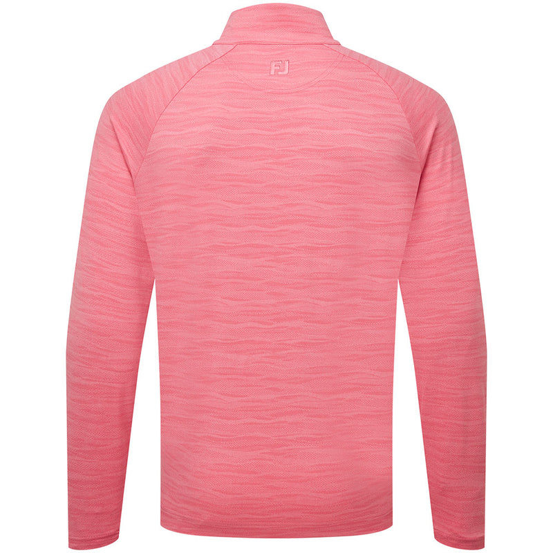 FootJoy Wave Jacquard Chill-Out Pullover - Pink Lemonade