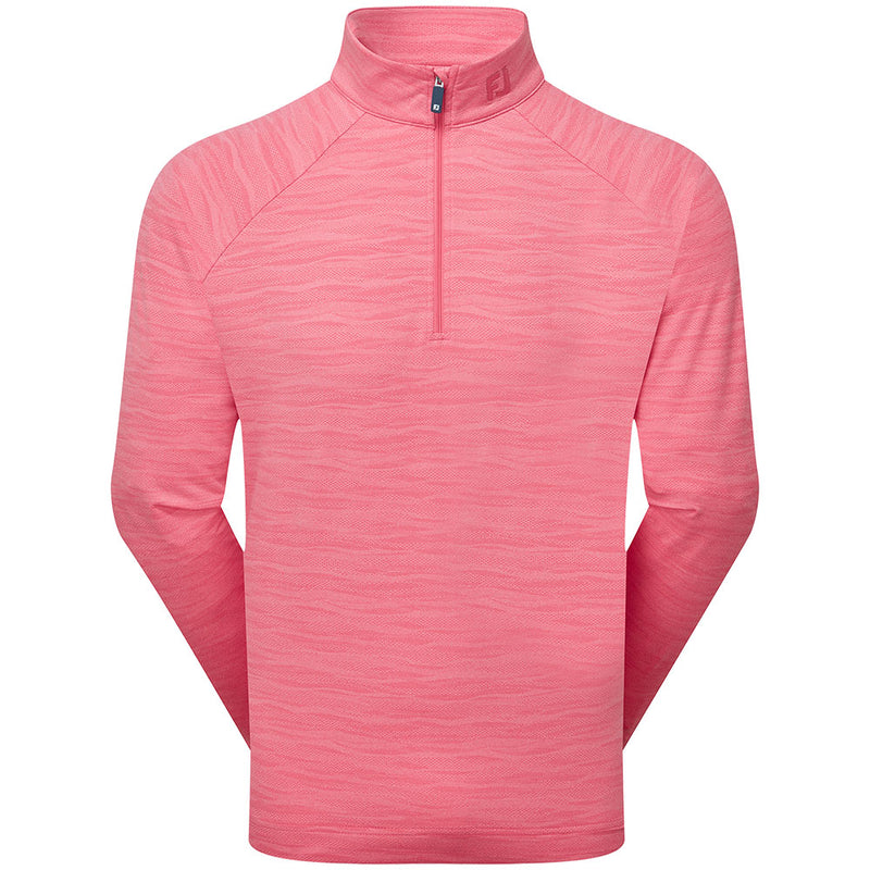 FootJoy Wave Jacquard Chill-Out Pullover - Pink Lemonade