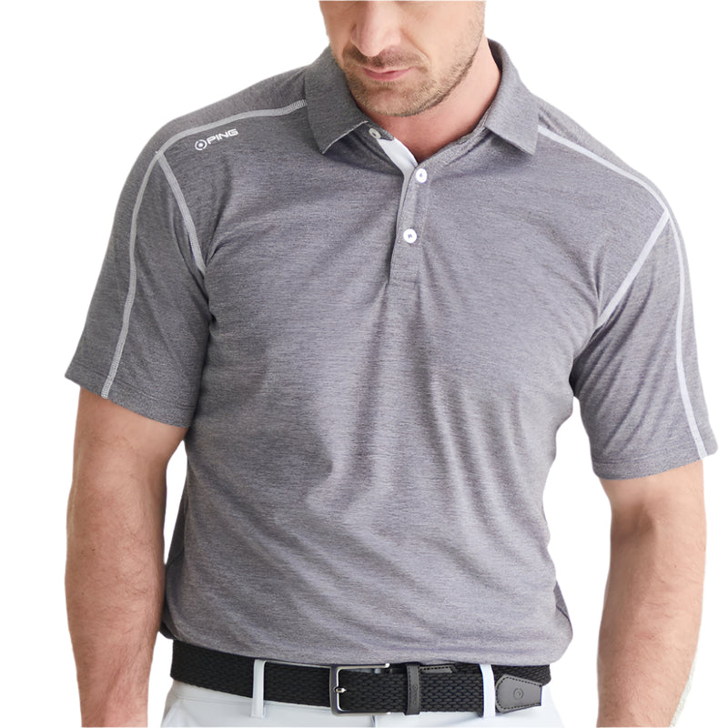 Ping Fynn Polo Shirt - Charcoal Marl