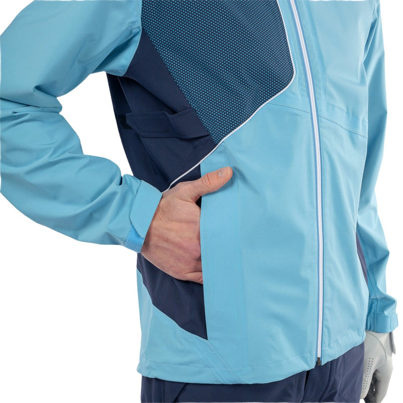 Galvin Green Ames Waterproof DRYVR Jacket - Alaskan Blue/Navy