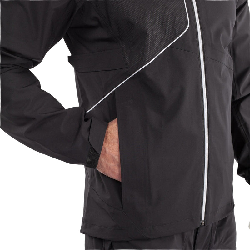 Galvin Green Ames Waterproof DRYVR Jacket - Black/White