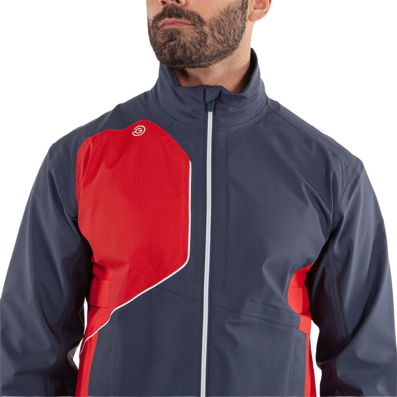 Galvin Green Ames Waterproof DRYVR Jacket - Navy/Red