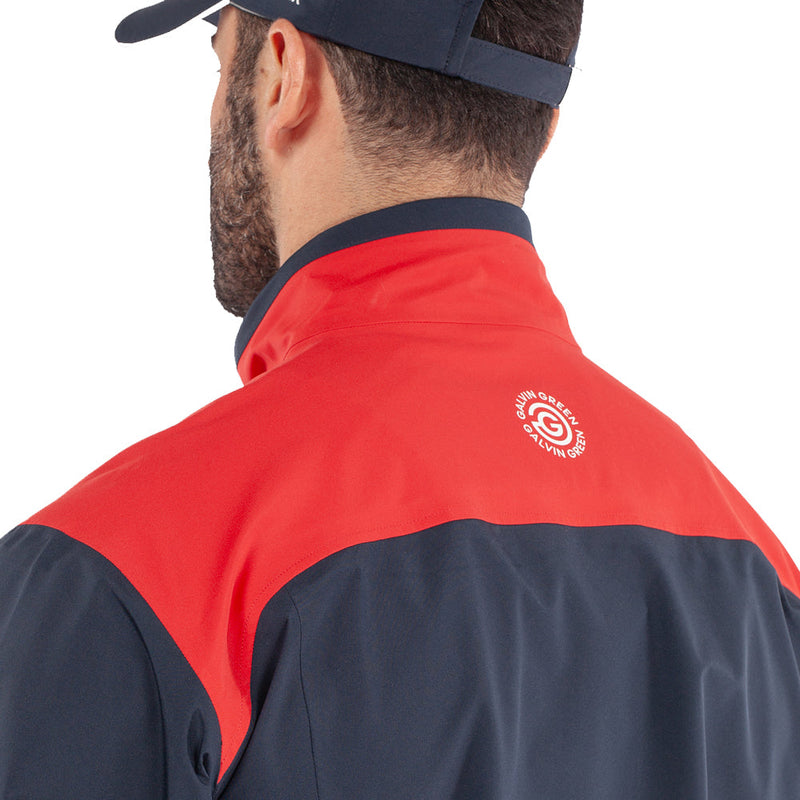 Galvin Green Anton/Alan Waterproof Suit - Navy/Red + Navy