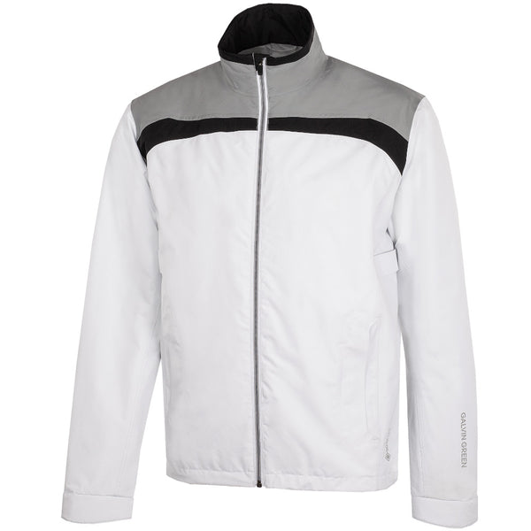 Galvin Green Anton Waterproof DRYVR Jacket - White/Sharkskin