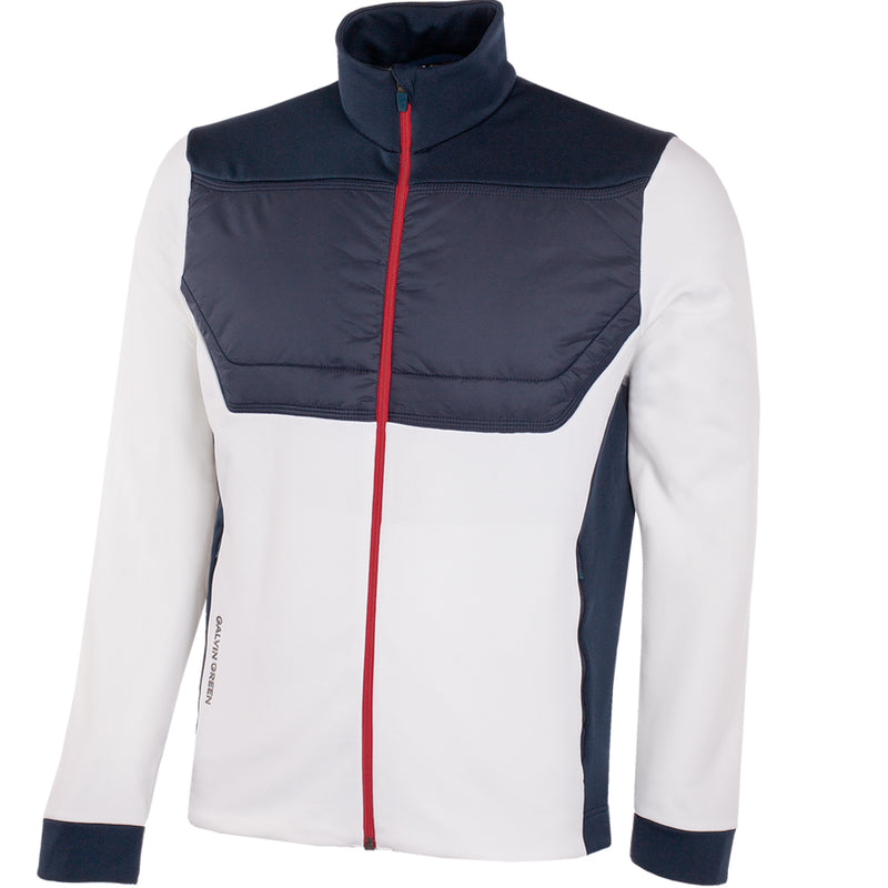 Galvin Green Dylan Full Zip Pullover - Navy/Red/White