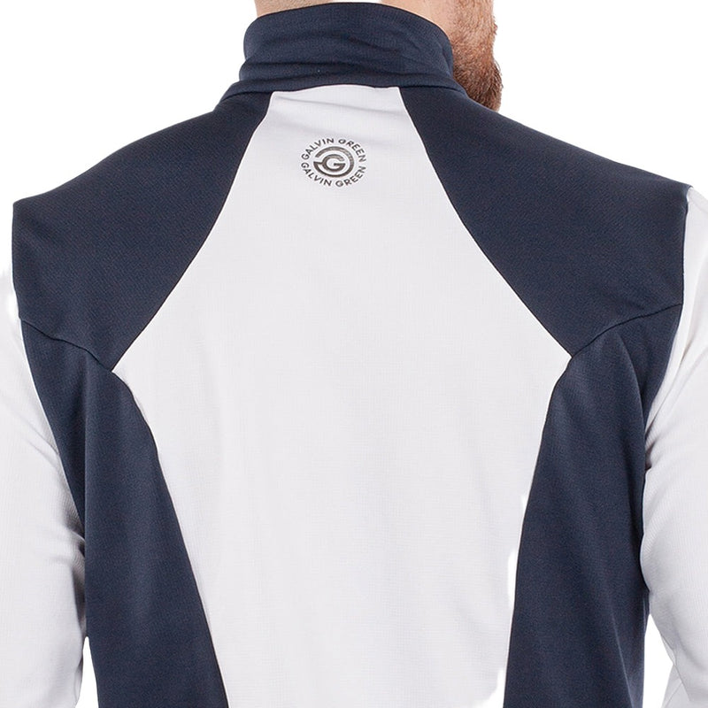 Galvin Green Dylan Full Zip Pullover - Navy/Red/White