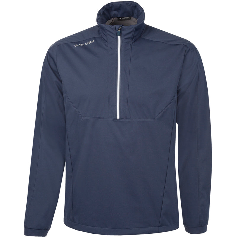 Galvin Green Lawrence Windstopper 1/4 Zip Pullover - Navy/White