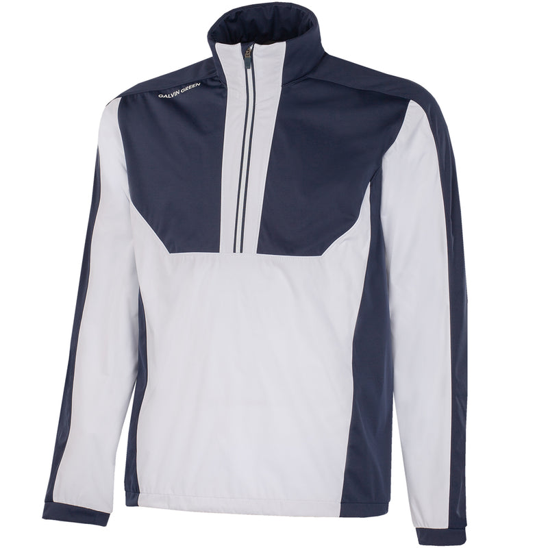 Galvin Green Lawrence Windstopper 1/4 Zip Pullover - White/Navy