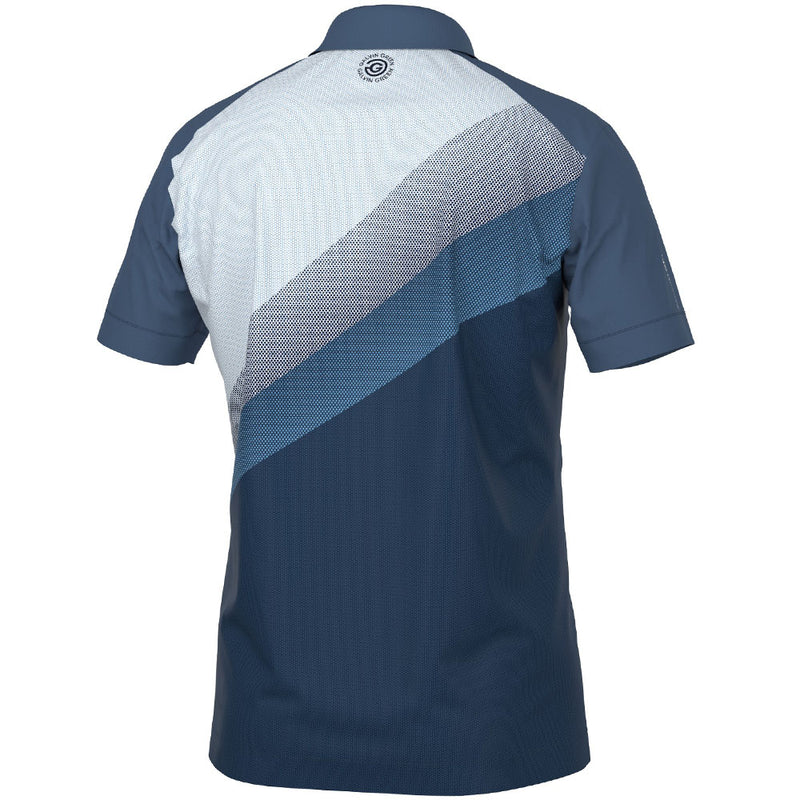 Galvin Green Macoy Polo Shirt - Navy/Alaskan Blue