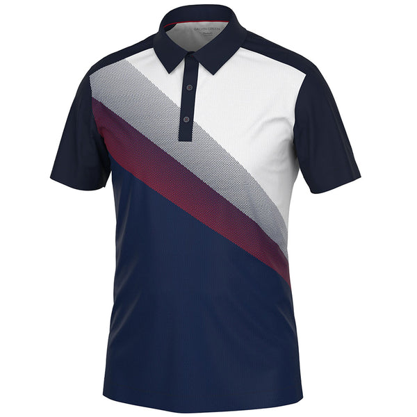 Galvin Green Macoy Polo Shirt - Navy/Red