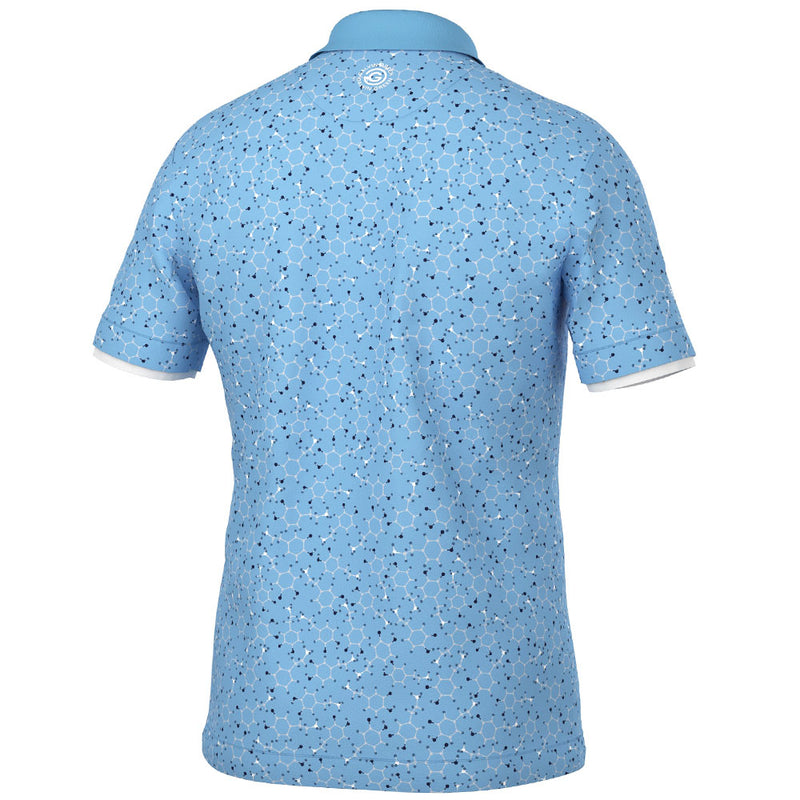 Galvin Green Mannix Polo Shirt - Alaskan Blue/Navy