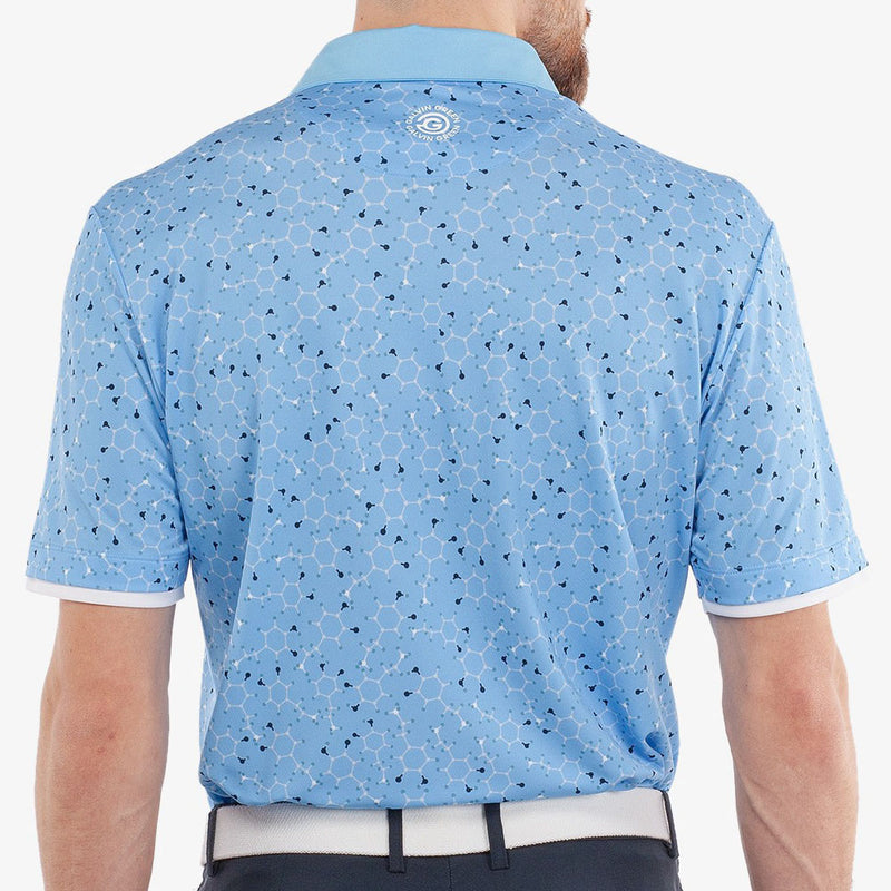 Galvin Green Mannix Polo Shirt - Alaskan Blue/Navy