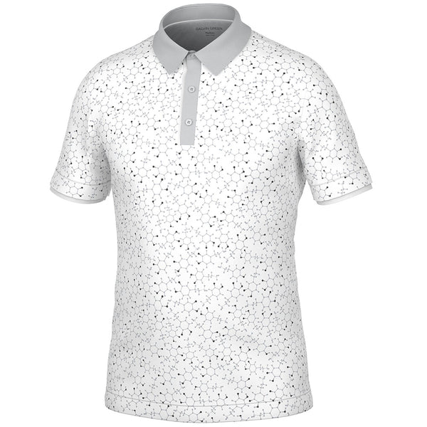 Galvin Green Mannix Polo Shirt - White/Cool Grey