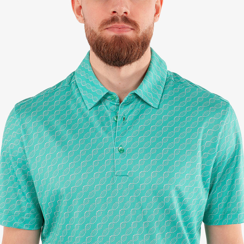 Galvin Green Marcus Polo Shirt - Atlantis Green