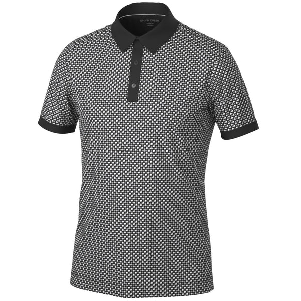 Galvin Green Mate Polo Shirt - Sharkskin/Black