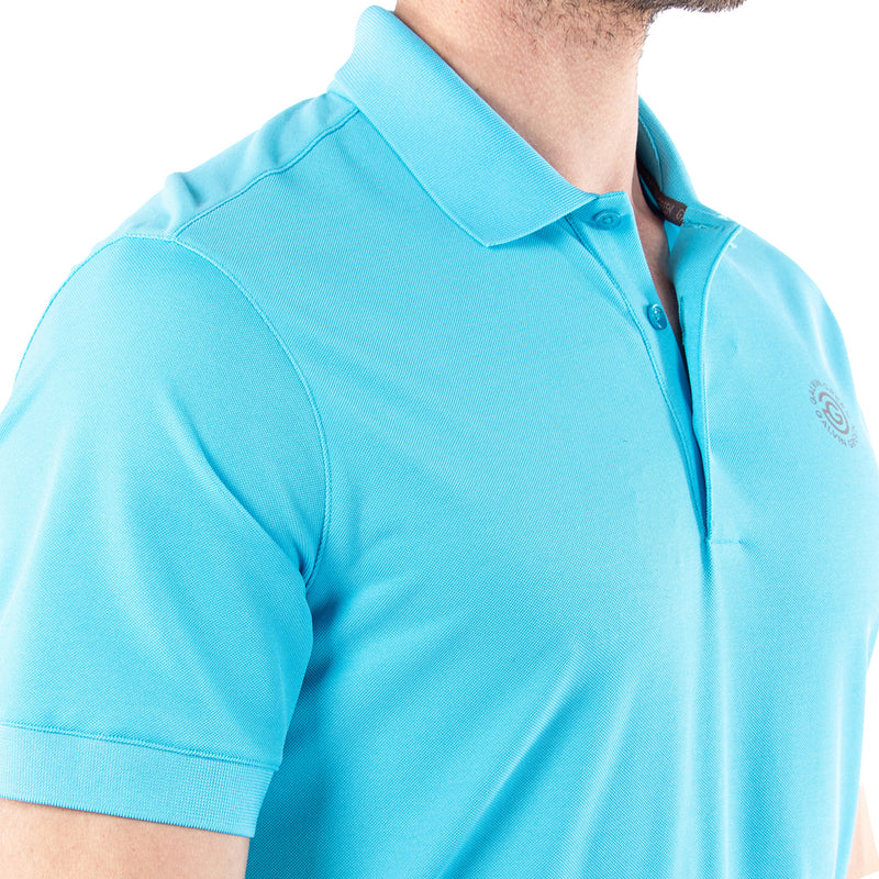 Galvin Green Maximilian Polo Shirt - Aqua