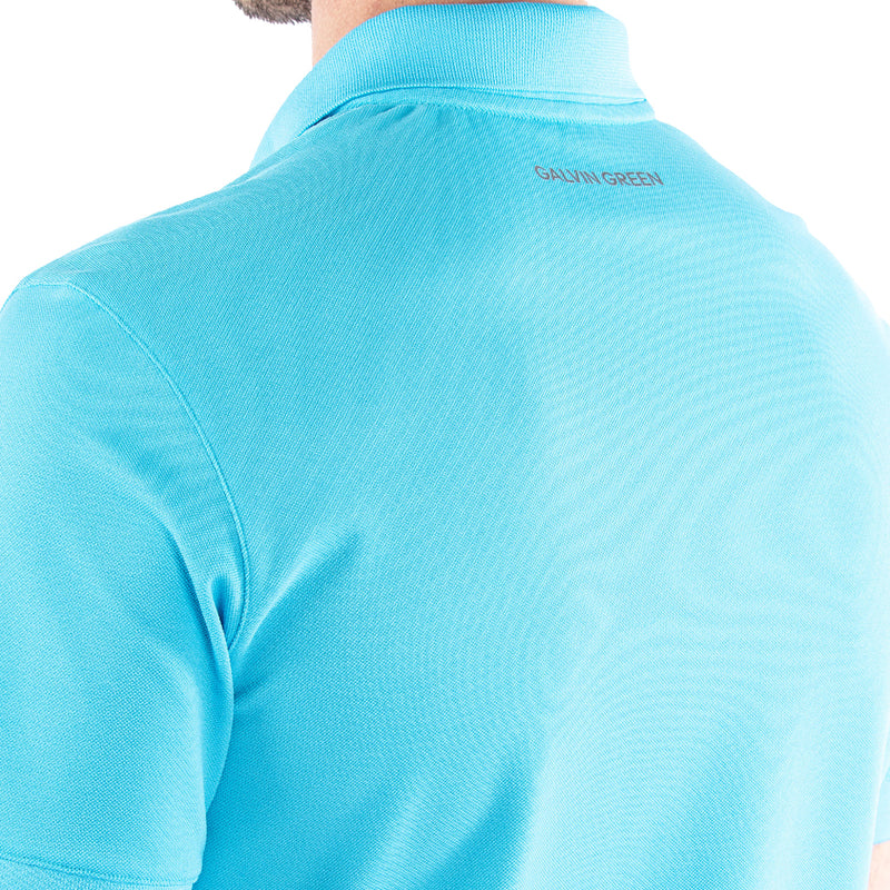 Galvin Green Maximilian Polo Shirt - Aqua