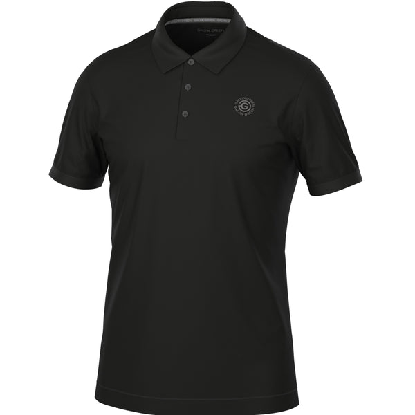 Galvin Green Maximilian Polo Shirt - Black