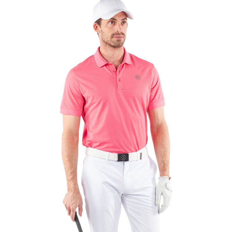 Galvin Green Maximilian Polo Shirt - Camelia Rose