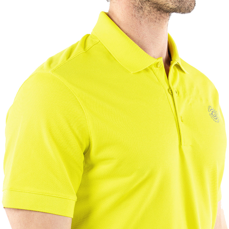 Galvin Green Maximilian Polo Shirt - Sunny Lime