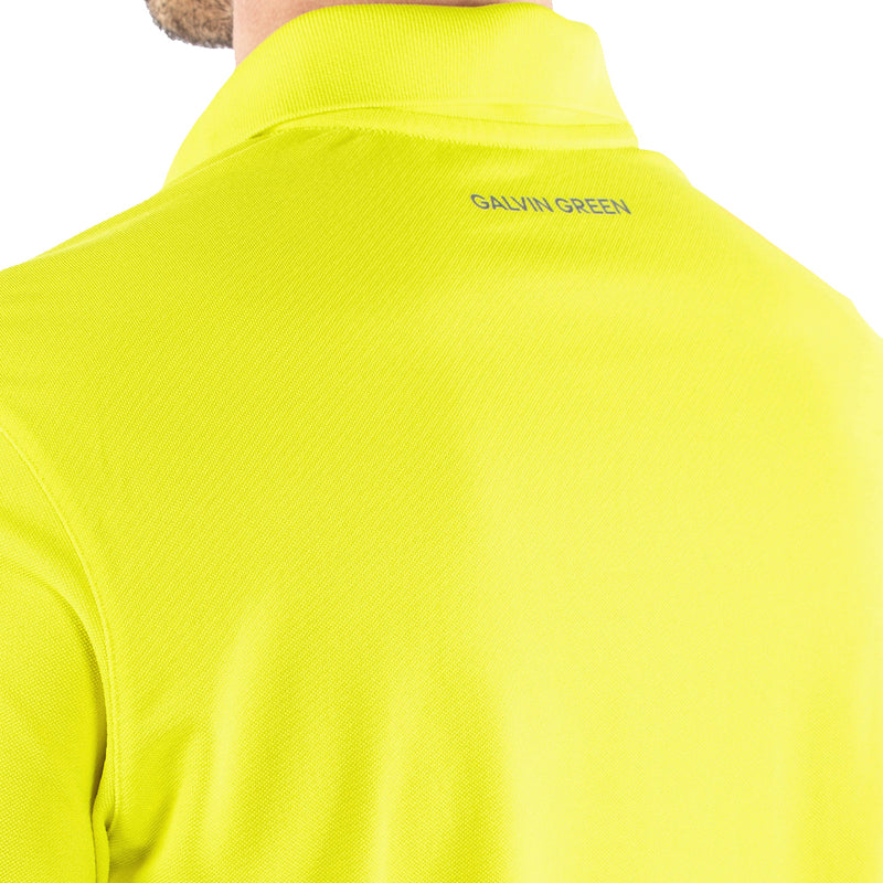 Galvin Green Maximilian Polo Shirt - Sunny Lime