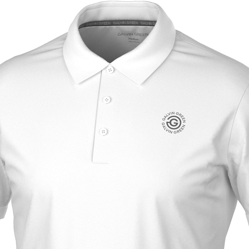 Galvin Green Maximilian Polo Shirt - White