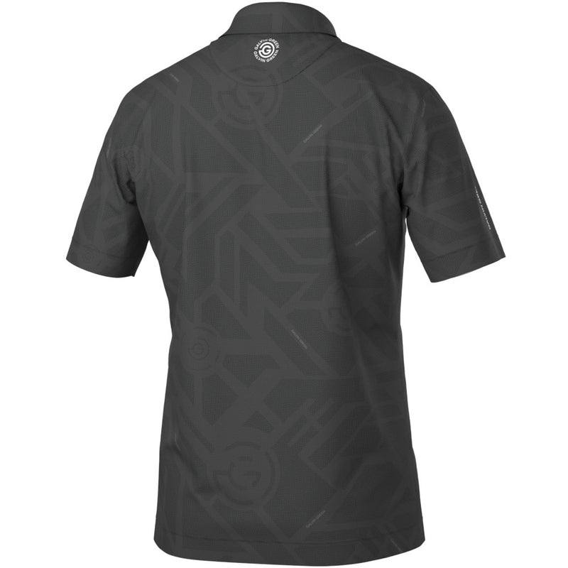 Galvin Green Maze Polo Shirt - Black