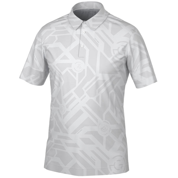 Galvin Green Maze Polo Shirt - Cool Grey