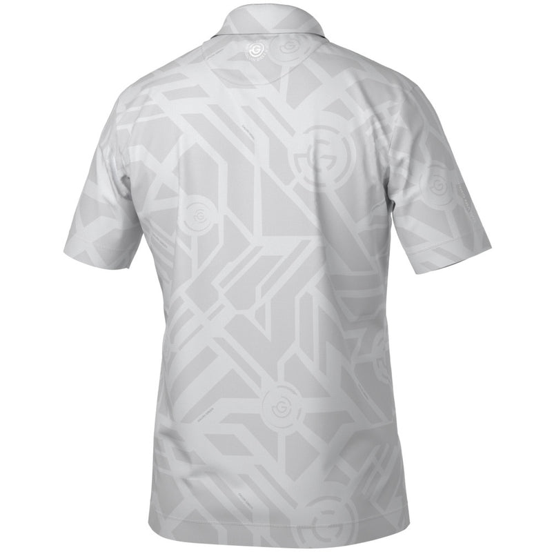 Galvin Green Maze Polo Shirt - Cool Grey