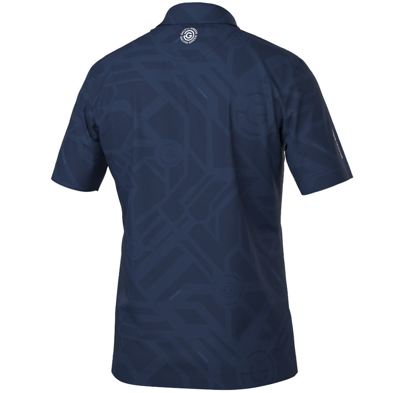 Galvin Green Maze Polo Shirt - Navy