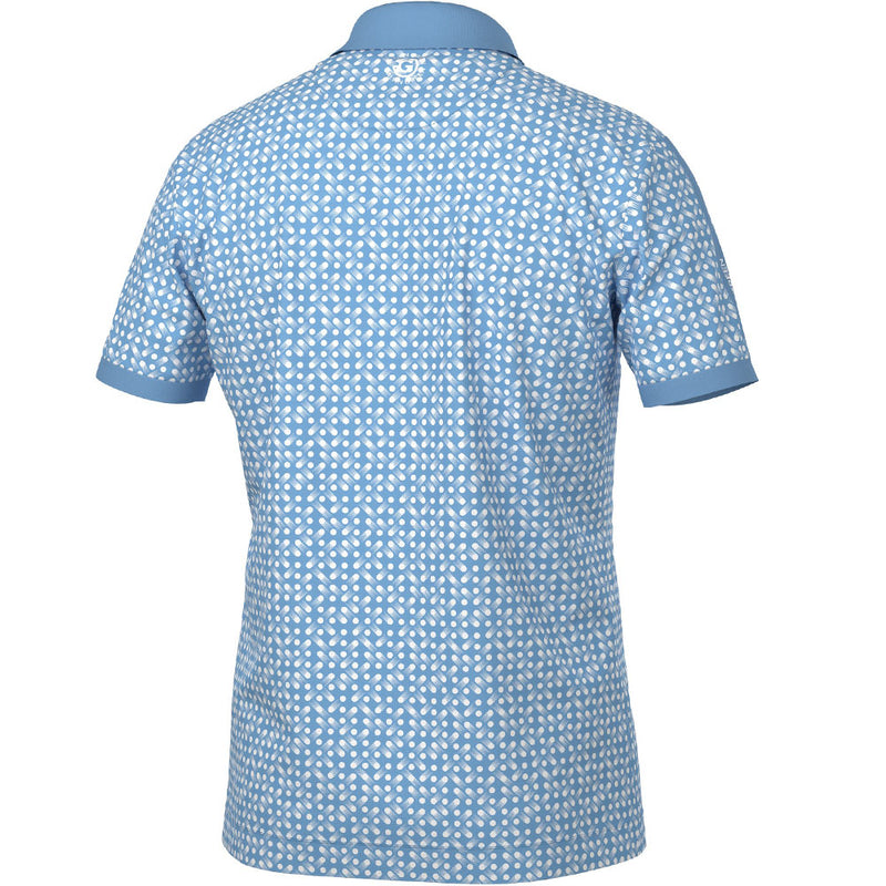 Galvin Green Melvin Polo Shirt - Alaskan Blue/White