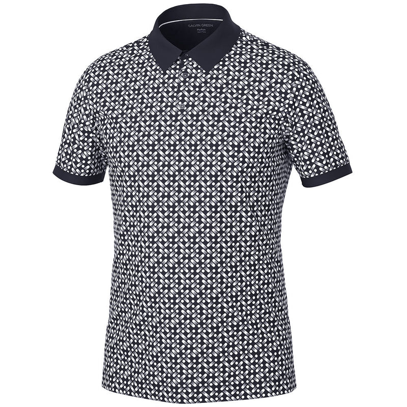 Galvin Green Melvin Polo Shirt - Black/White