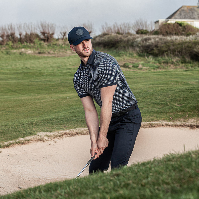 Galvin Green Melvin Polo Shirt - Black/White