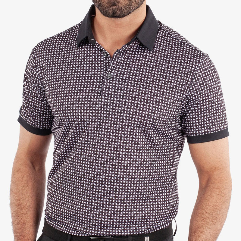 Galvin Green Melvin Polo Shirt - Black/White