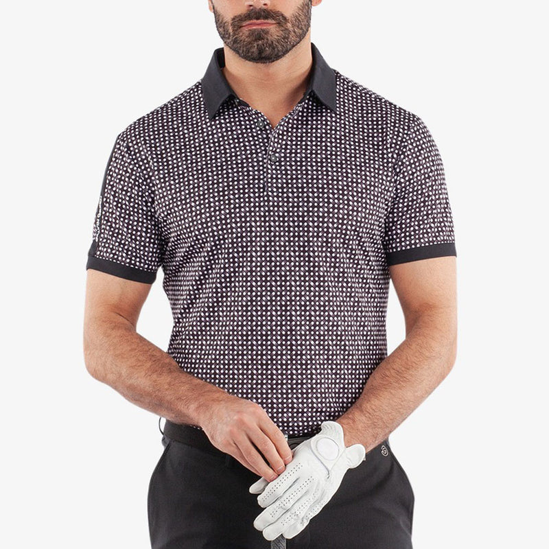 Galvin Green Melvin Polo Shirt - Black/White