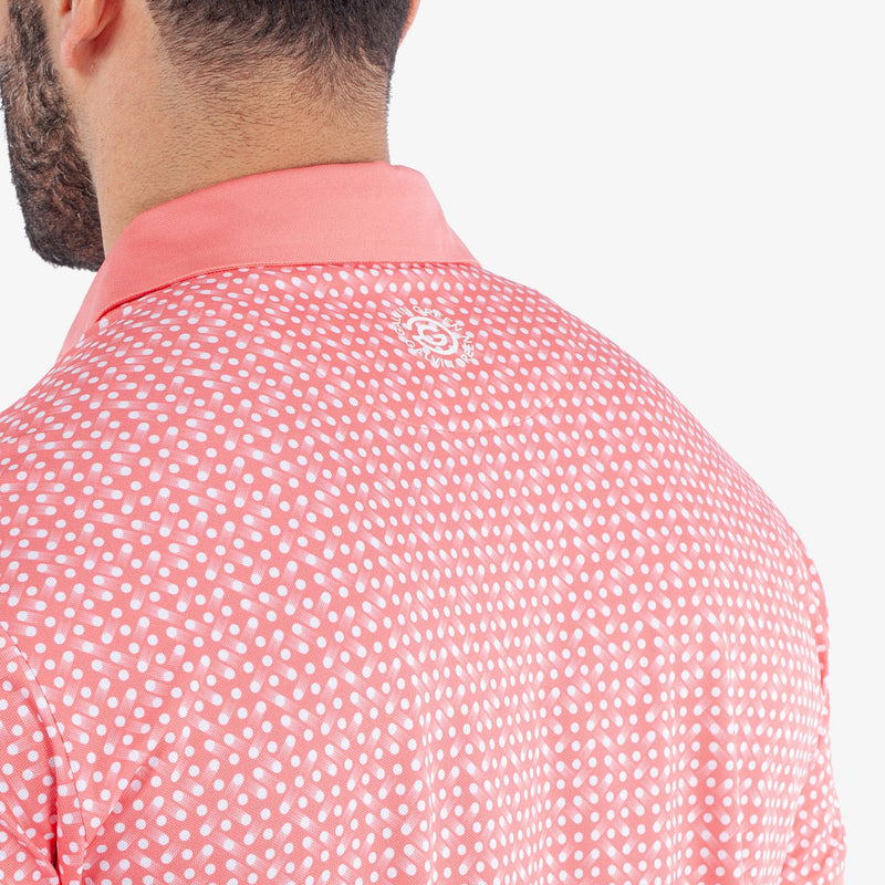 Galvin Green Melvin Polo Shirt - Coral/White