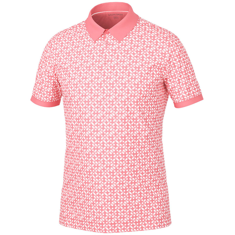 Galvin Green Melvin Polo Shirt - Coral/White