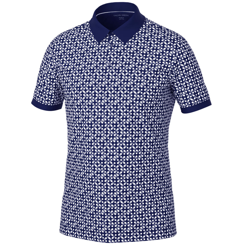 Galvin Green Melvin Polo Shirt - Navy/White