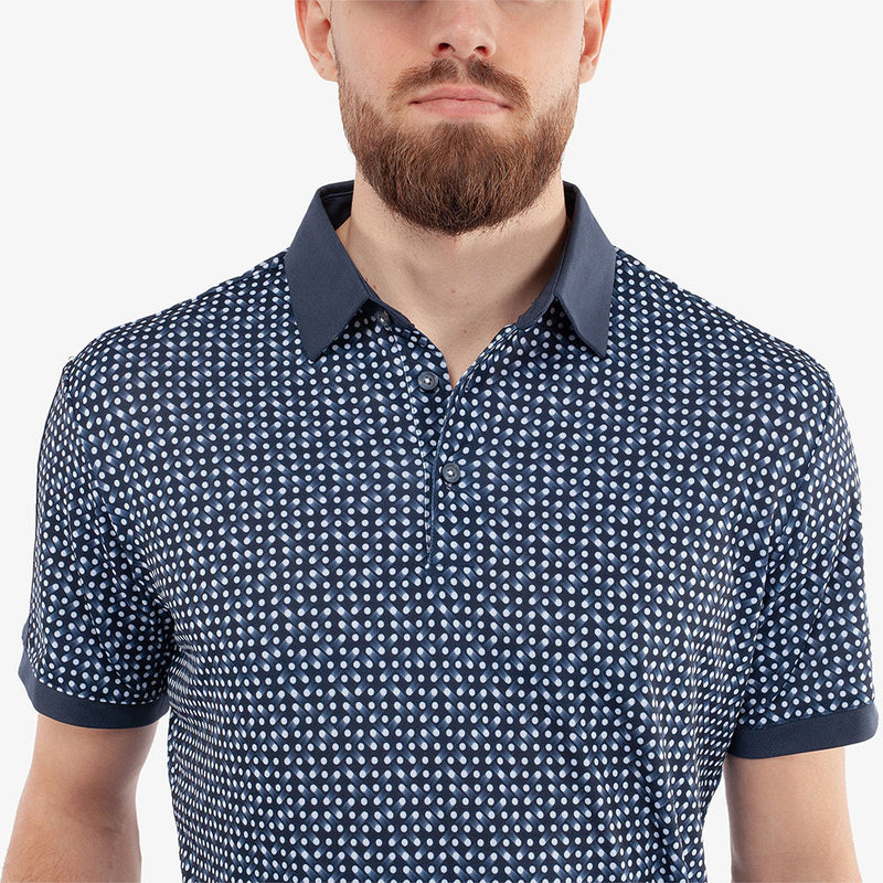 Galvin Green Melvin Polo Shirt - Navy/White