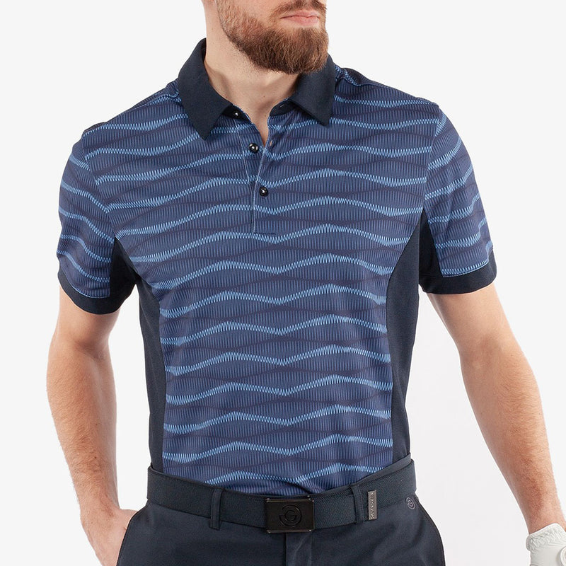 Galvin Green Merlin Polo Shirt - Navy/Blue