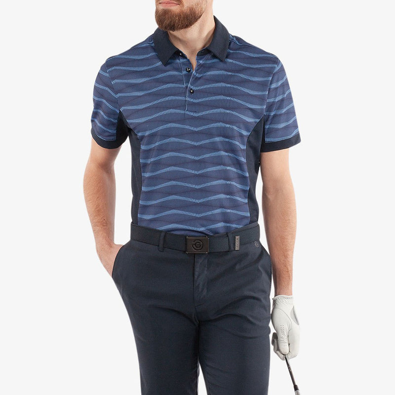 Galvin Green Merlin Polo Shirt - Navy/Blue