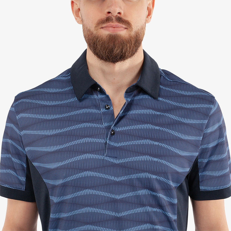 Galvin Green Merlin Polo Shirt - Navy/Blue