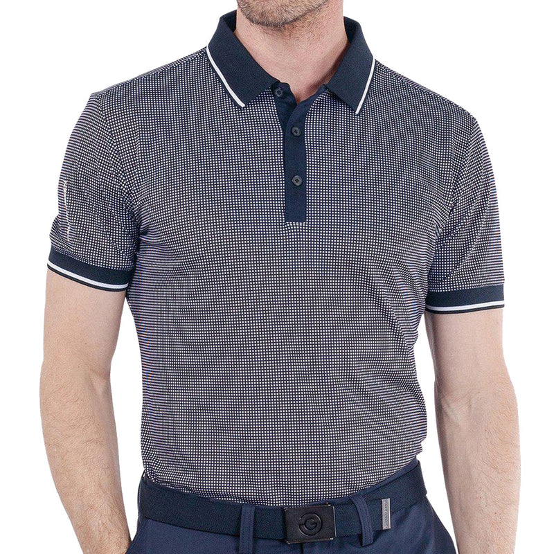 Galvin Green Miller Polo Shirt - Navy/White