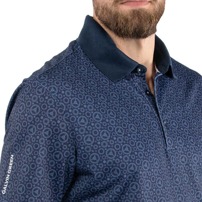 Galvin Green Miracle Polo Shirt - Blue/Navy