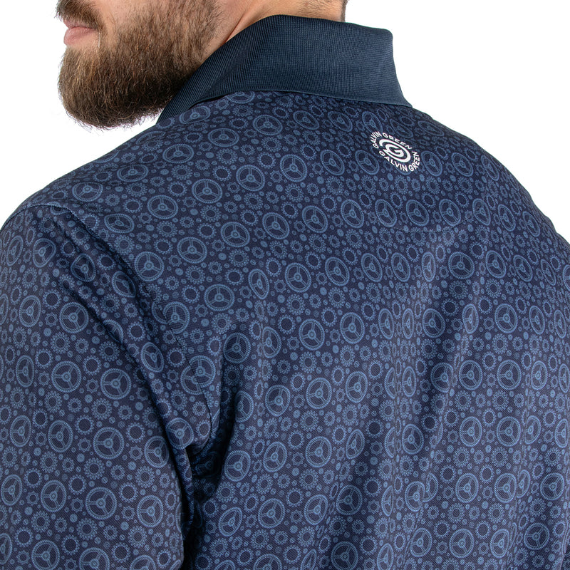 Galvin Green Miracle Polo Shirt - Blue/Navy