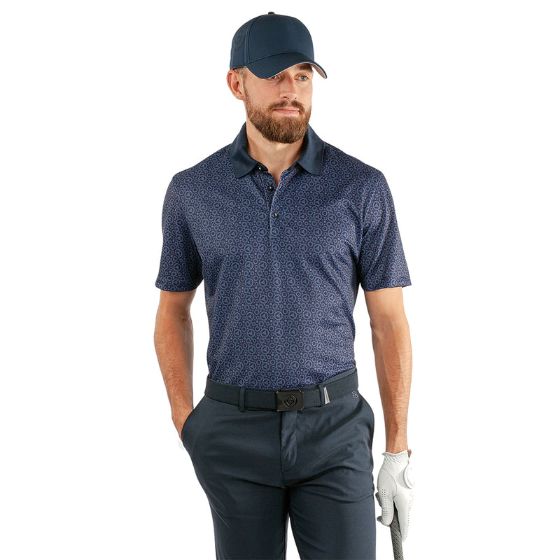 Galvin Green Miracle Polo Shirt - Blue/Navy