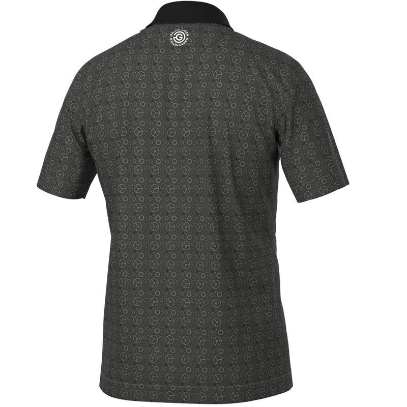 Galvin Green Miracle Polo Shirt - Sharkskin/Black